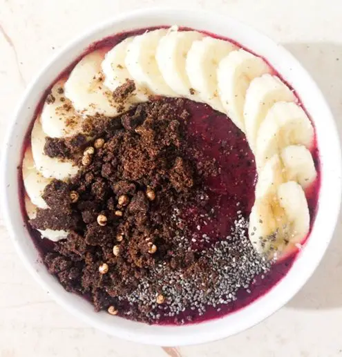 Chokeberry Smoothie Bowl