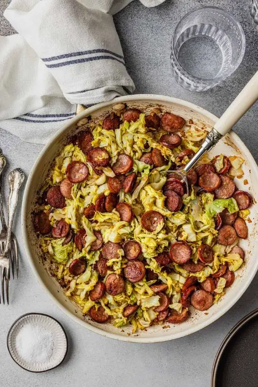 Chorizo and Cabbage Stir-Fry