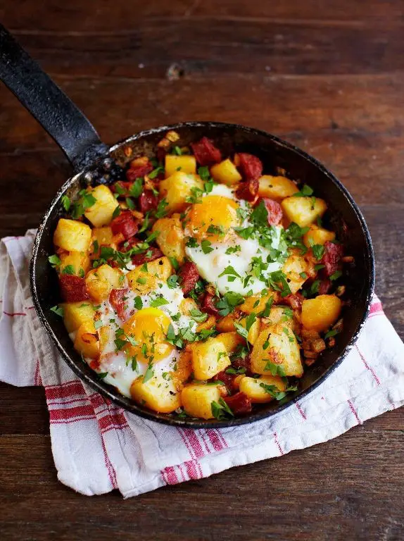 Chorizo and Potato Hash