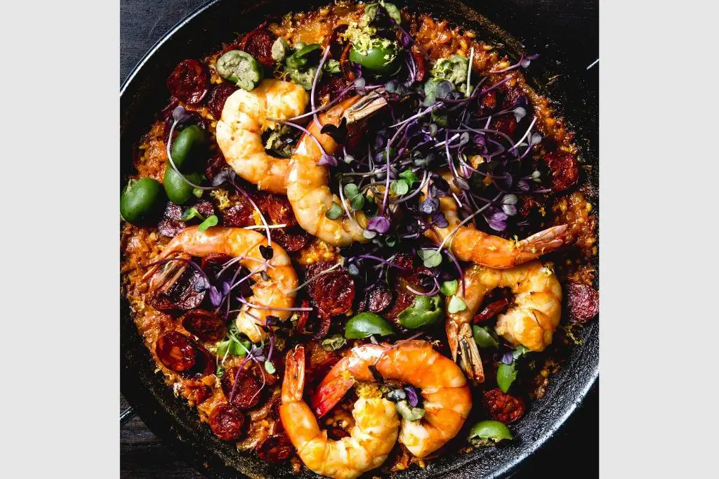 Chorizo and Shrimp Paella