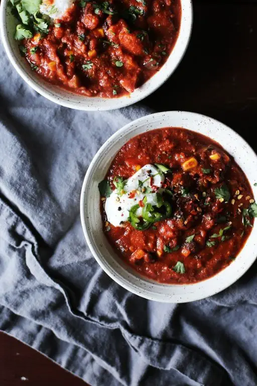 Chorizo and Sweet Potato Chili