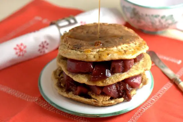 Christmas Pudding Pancakes