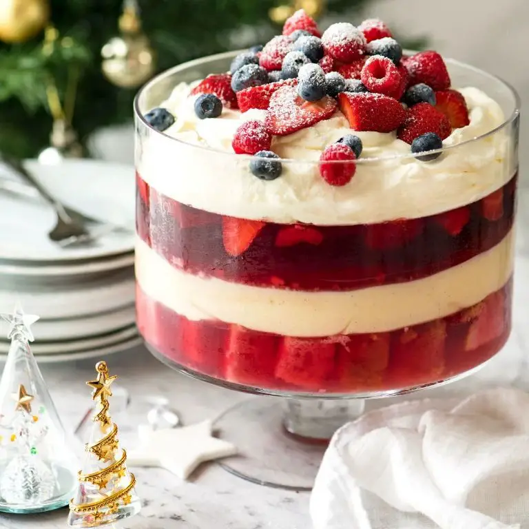 Christmas Trifle with Berries