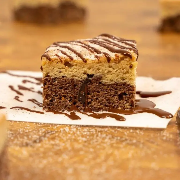 Churro Brownies with Cinnamon Sugar Topping