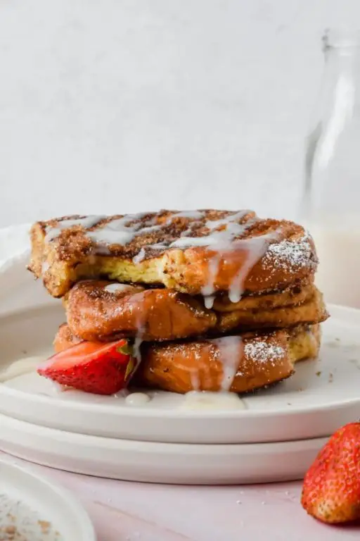 Churro French Toast with Honey Syrup