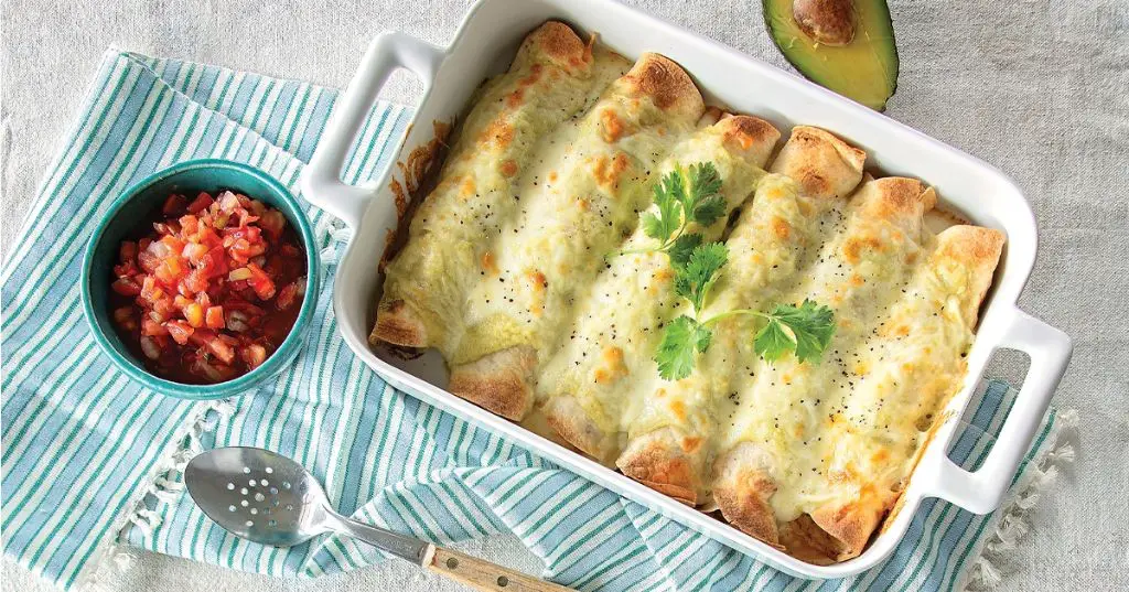 Cilantro Chicken Enchiladas