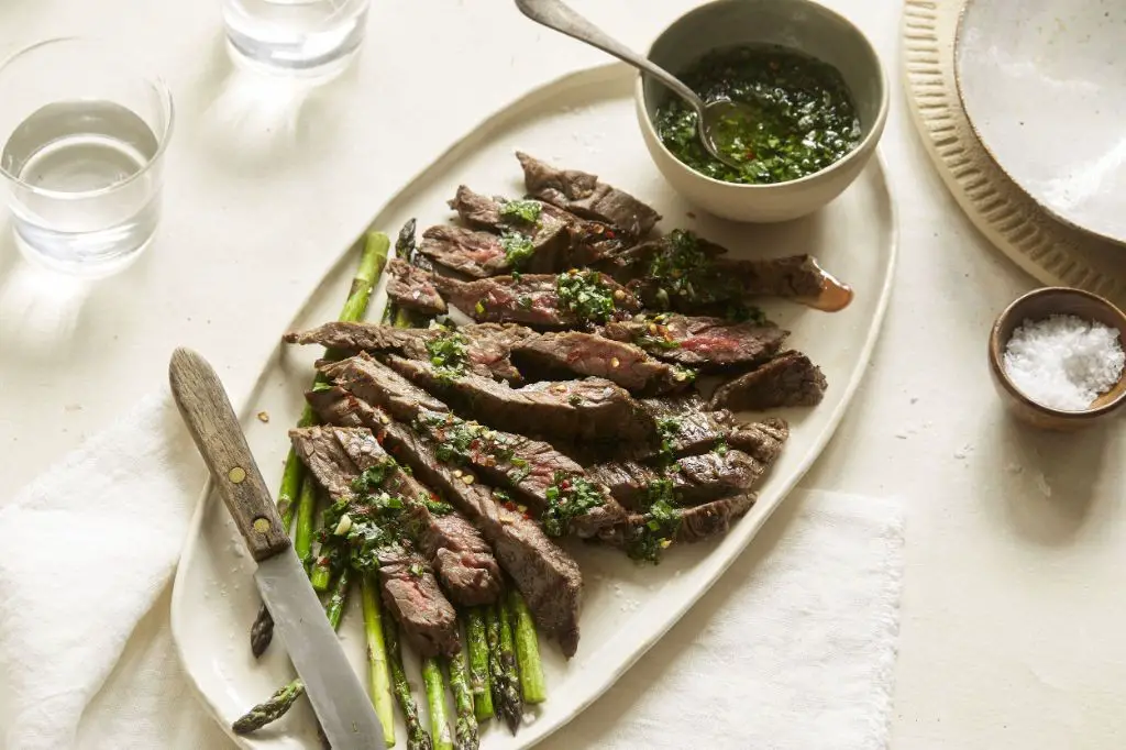 Cilantro Chimichurri Steak