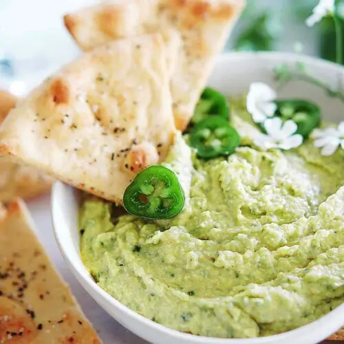Cilantro Jalapeño Hummus