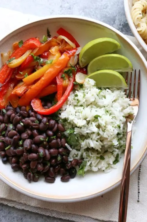 Cilantro Lime Rice with Black Beans