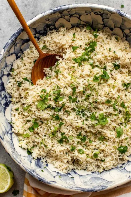 Cilantro Lime Yellow Rice