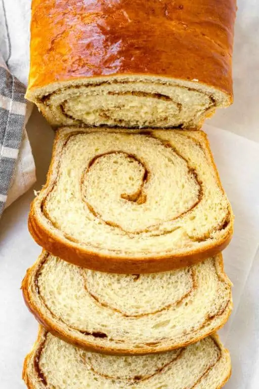 Cinnamon Ricotta Swirl Bread