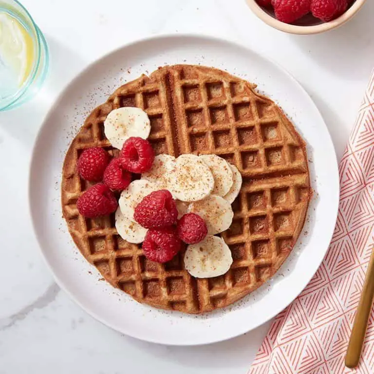 Cinnamon Roll Protein Waffles