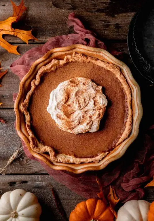 Cinnamon Spiced Pumpkin Pie