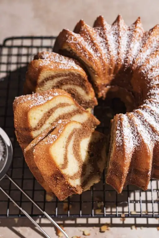 Cinnamon Swirl Holiday Bundt Cake