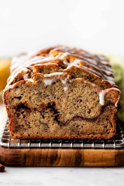 Cinnamon Swirl Sour Cream Banana Bread