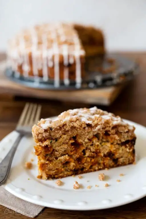Cinnamon Zucchini Coffee Cake with Streusel Topping