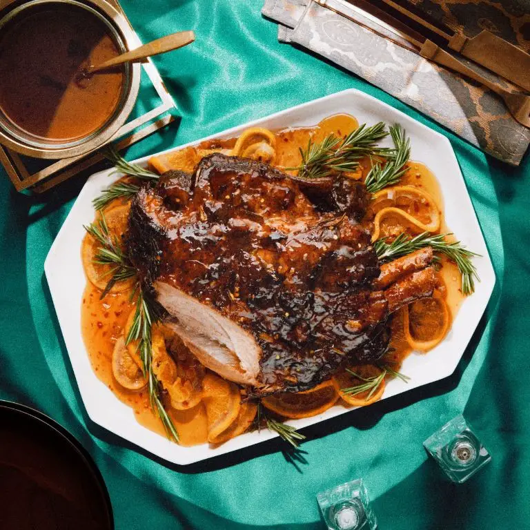 Citrus Glazed Pork Shoulder Steak