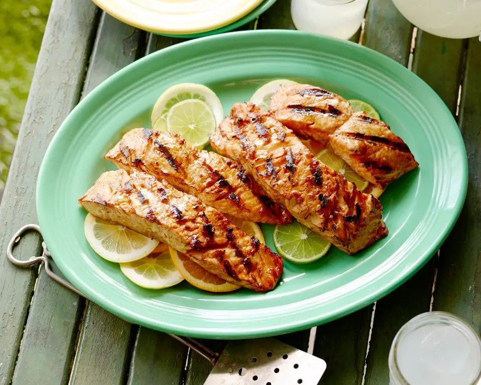 Citrus Marinated Grilled Salmon