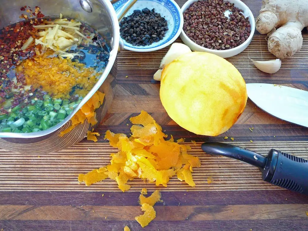 Citrus-Infused Chili Oil with Orange Zest