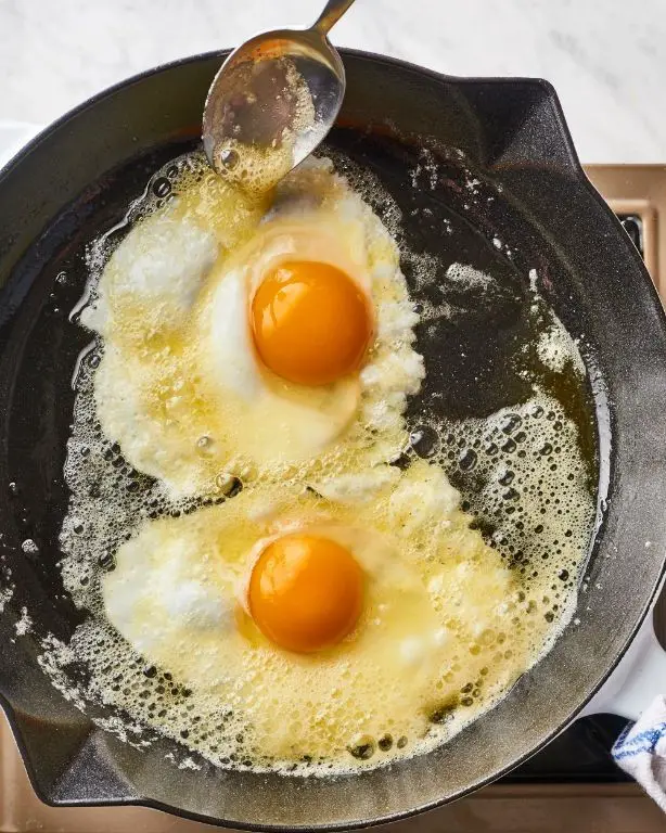 Clarified Butter Fried Eggs