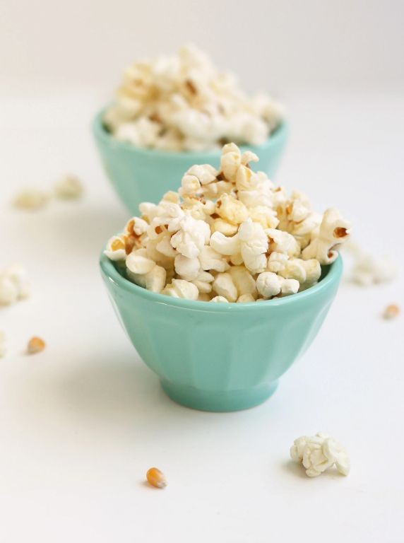 Clarified Butter Popcorn with Sea Salt