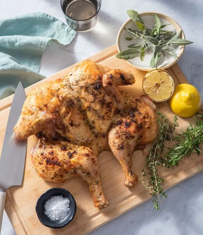 Clarified Butter Roasted Chicken