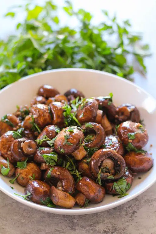 Clarified Butter Sauteed Mushrooms