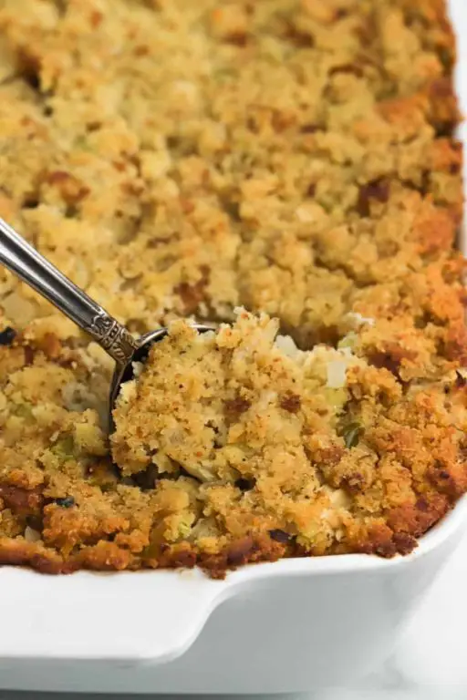 Classic African American Cornbread Dressing with Herbs