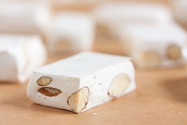 Classic Almond Nougat with Honey