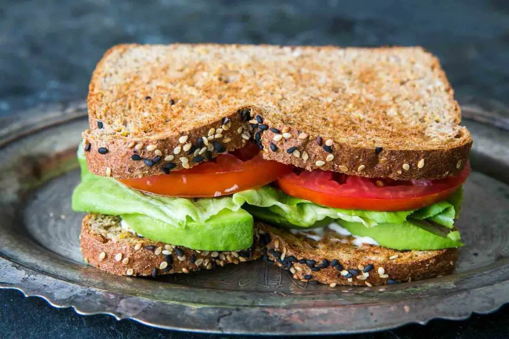 Classic Avocado and Tomato Sandwich
