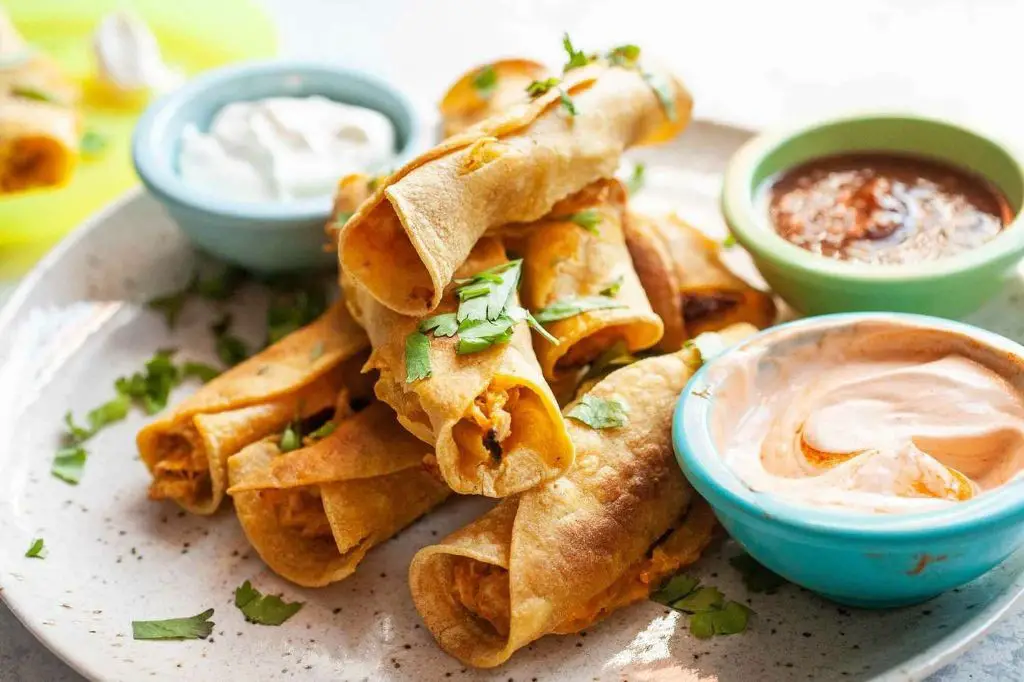 Classic Baked Chicken Taquitos