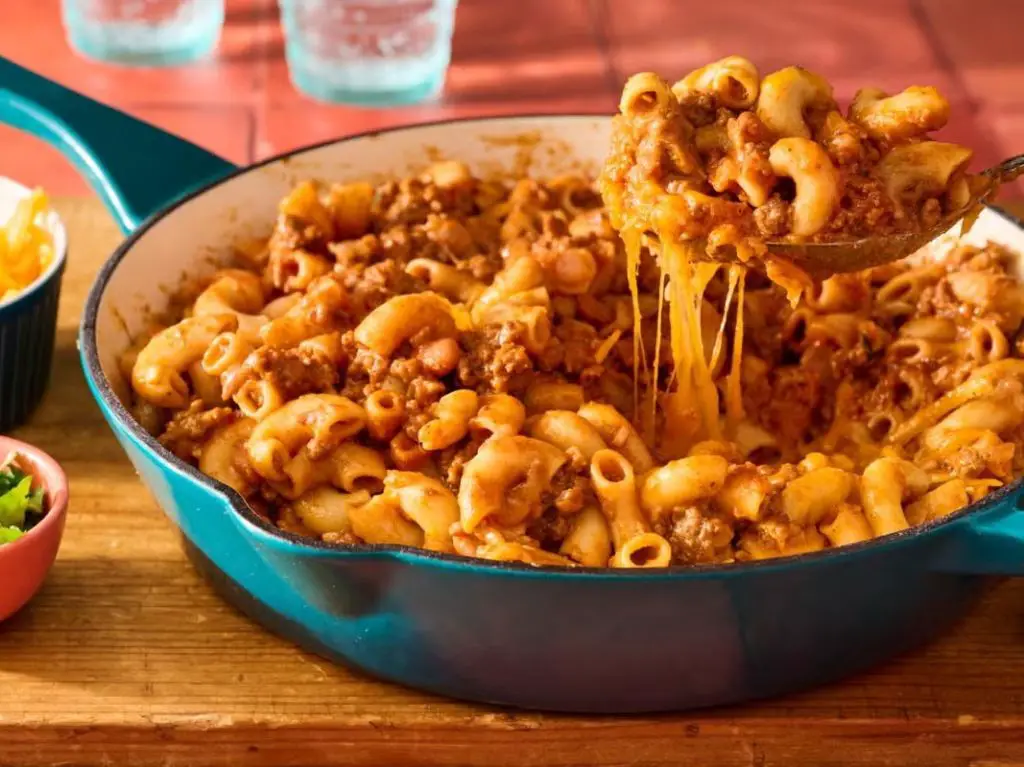 Classic Beef Chili Mac and Cheese