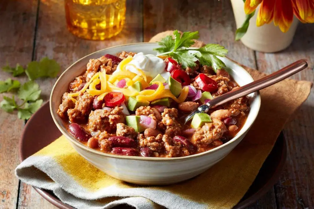 Classic Beef and Bean Chili