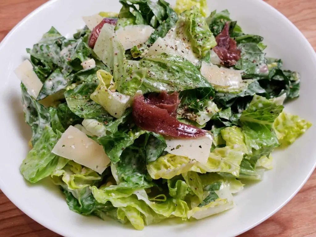 Classic Caesar Dressing with Anchovies