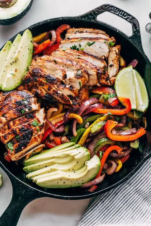 Classic Chicken Fajitas with Homemade Seasoning
