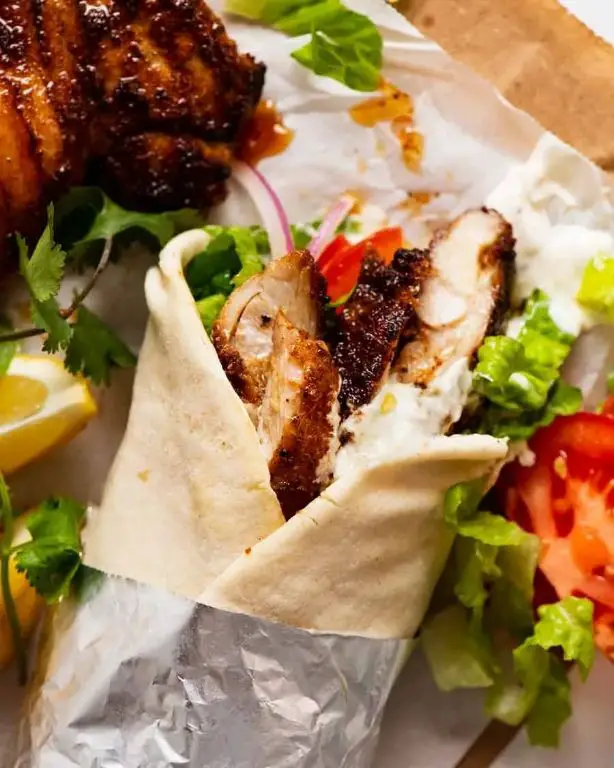 Classic Chicken Shawarma Wrap