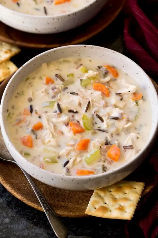 Classic Creamy Chicken and Wild Rice Soup