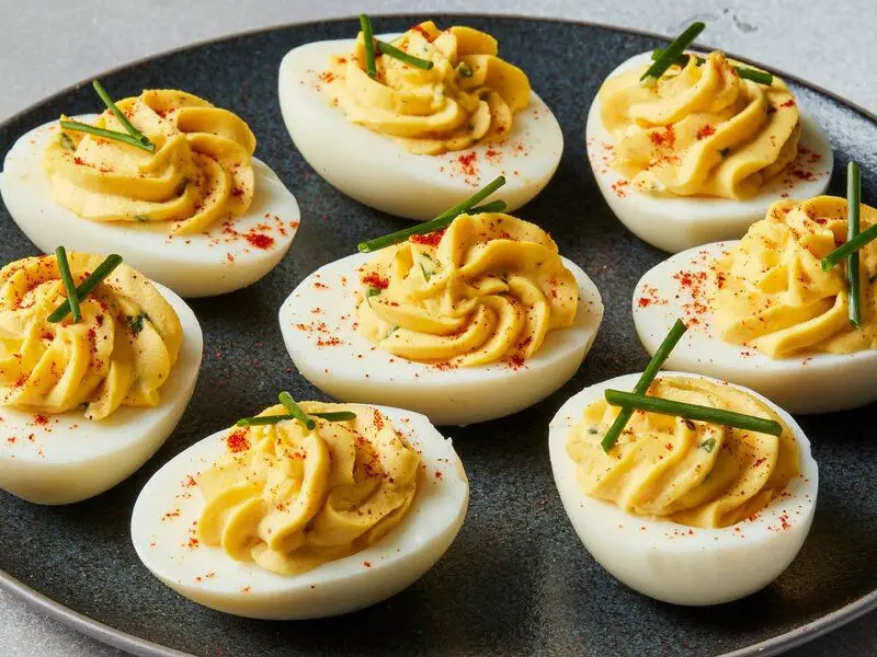 Classic Deviled Eggs with Chives