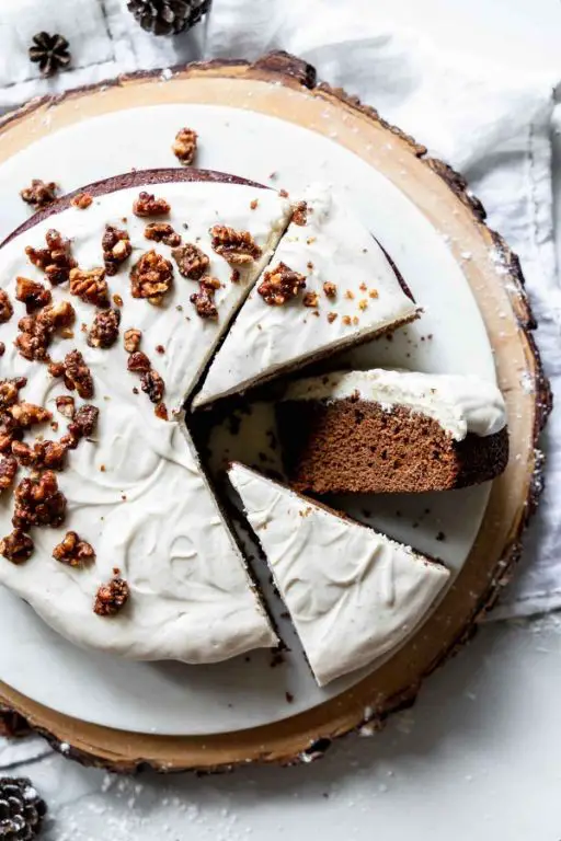 Classic Gingerbread Cake with Cream Cheese Frosting