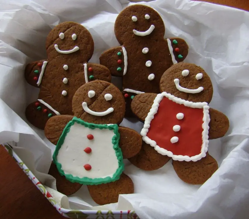Classic Gingerbread Cookies with Royal Icing