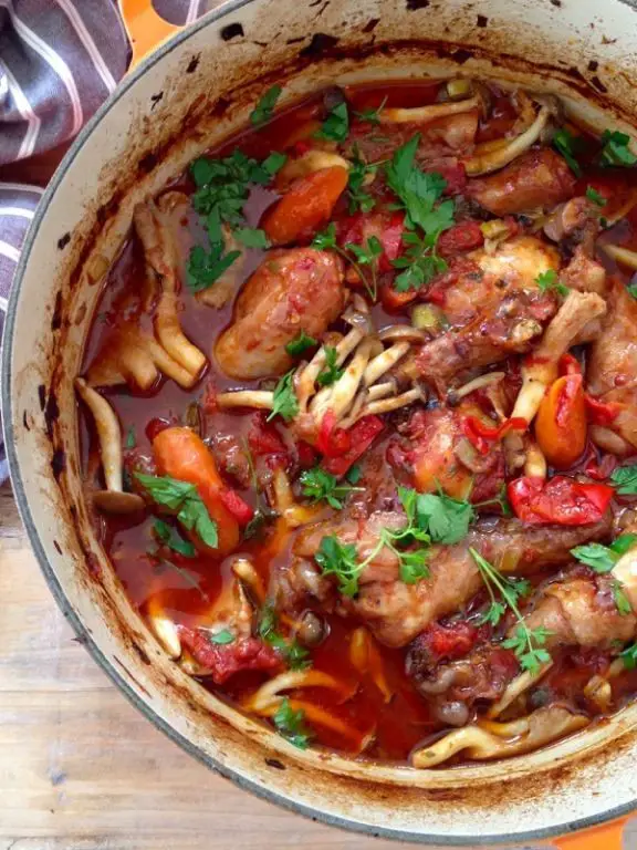 Classic Italian Chicken Cacciatore