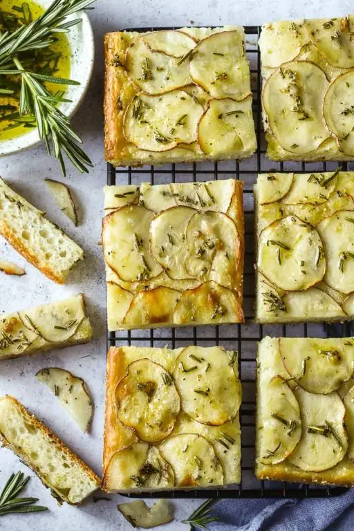 Classic Italian Potato and Onion Focaccia