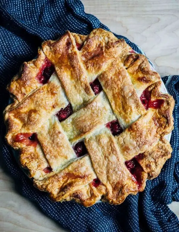 Classic Lattice-Top Cherry Pie