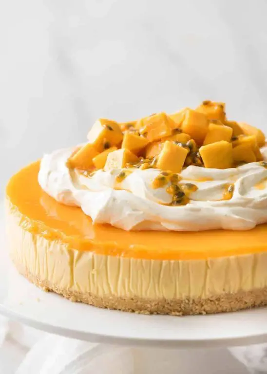 Classic Mango Cheesecake