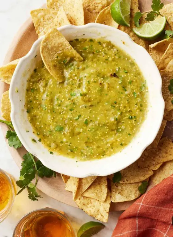 Classic Mexican Salsa Verde with Tomatillos