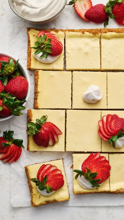 Classic New York Cheesecake Bars