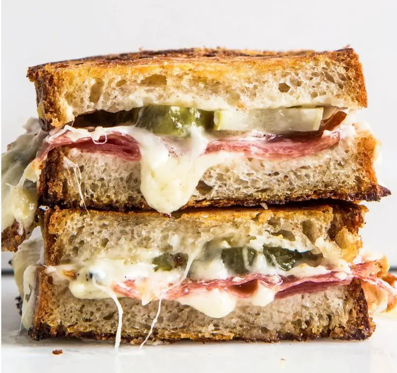 Classic Salami and Cheese Sandwich