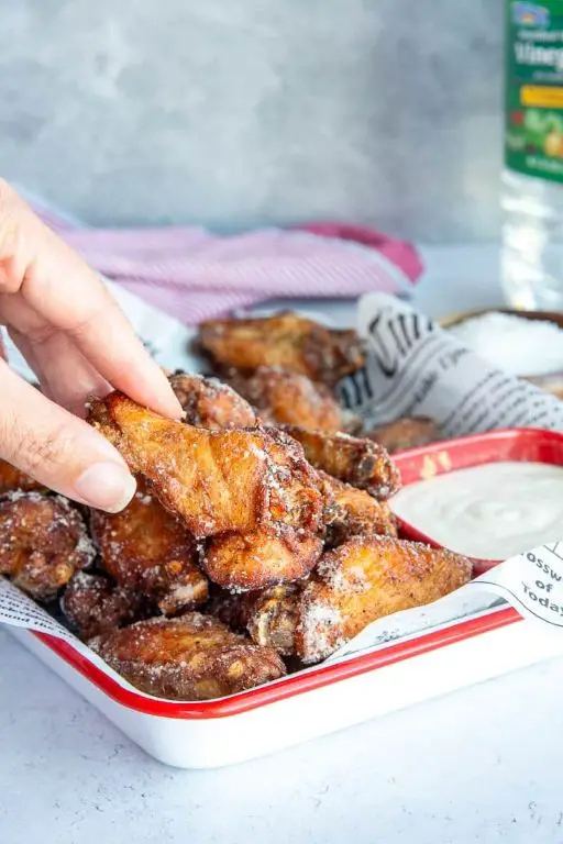 Classic Salt and Vinegar Air Fryer Chicken Wings