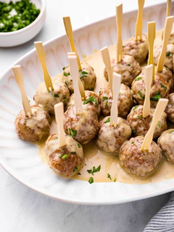 Classic Swedish Cocktail Meatballs