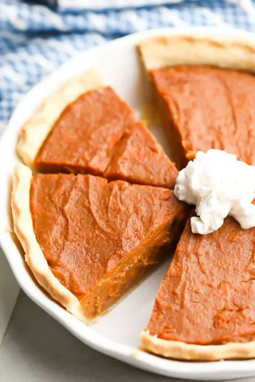 Classic Vegan Sweet Potato Pie with Coconut Cream